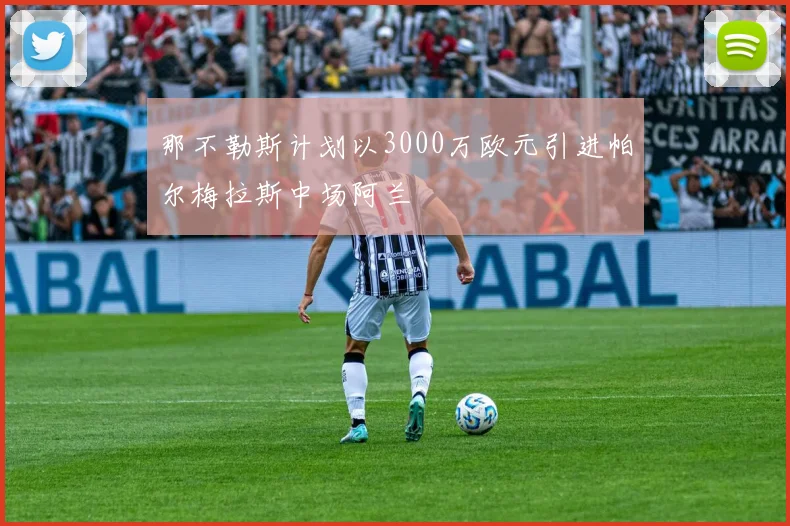 那不勒斯计划以3000万欧元引进帕尔梅拉斯中场阿兰